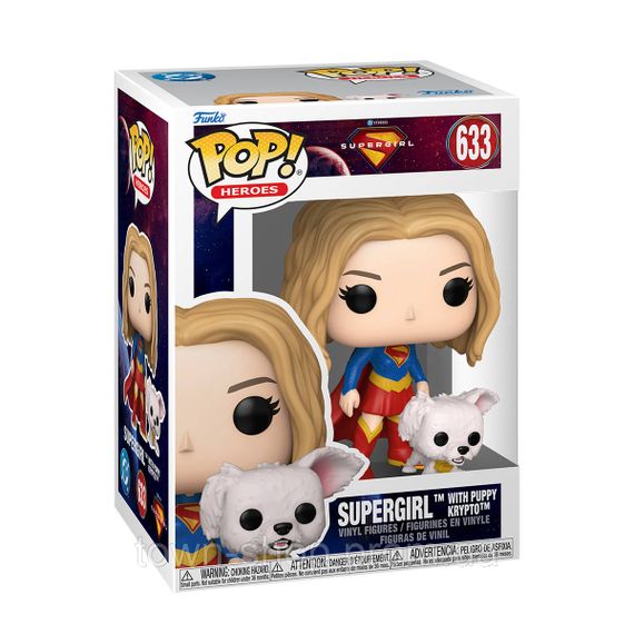 Набор игровых фигурок Funko POP! серии Супергерл - Супергерл и Крипто Суперпес