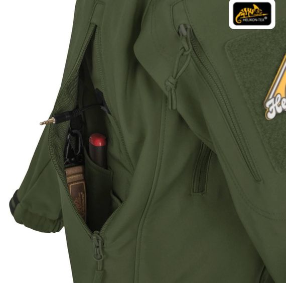 Куртка тактична Helikon-Tex Gunfighter SharkSkin Taiga Green Original✅ | Зображення 3