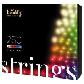 Гирлянда Twinkly Smart LED Pro Strings RGBW 250, двойная линия, AWG22, IP65, (TWP-S-CA-2X125SPP-T)