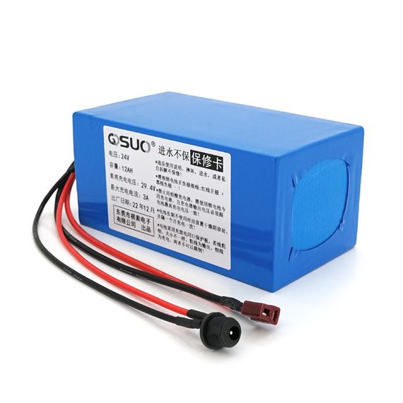 Аккумуляторная батарея литиевая QiSuo 24V 12A с элементами Li-ion 1865 арт.29601