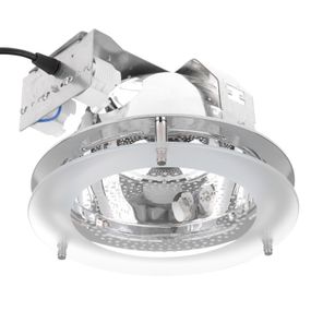Світильник Downlight стельовий вбудований DL-02 CH/2x26W Brille 166019