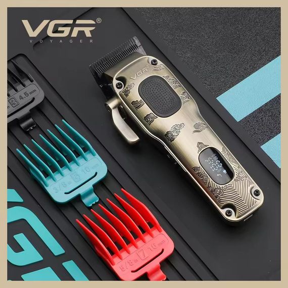 Машинка для стрижки волосся VGR V-027 бездротова, професійна XPRO (45560-V-027_1015) | Зображення 3