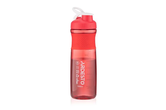 Пляшка для води ARDESTO Smart bottle, 1000мл, тритан, червоний (AR2204TR) | Зображення 5