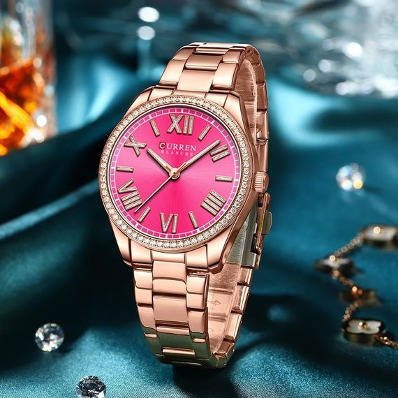 Годинник C1ur1ren 9088 Rose Gold-Pink | Зображення 1