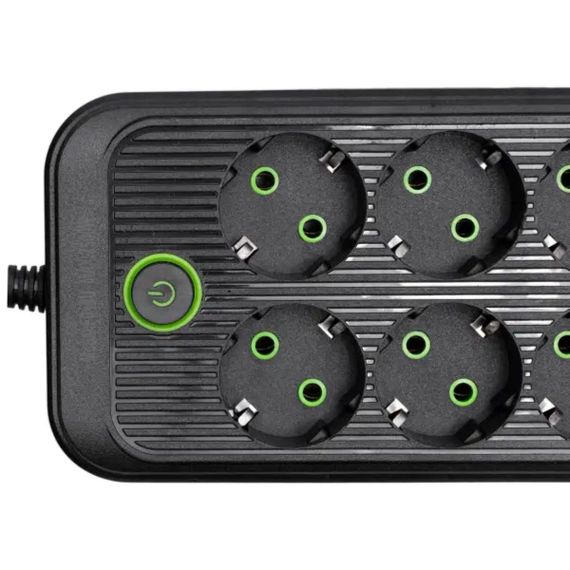 Мережевий фільтр-подовжувач 6 розеток 4 USB-A + 2USB Type-C 5м HP-5-54 | Зображення 2