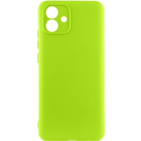 Чехол TPU GETMAN Liquid Silk Full Camera для Samsung Galaxy A05 Салатовый / Neon Green