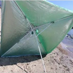 Зонт квадратный с клапаном 3*3м Зеленый