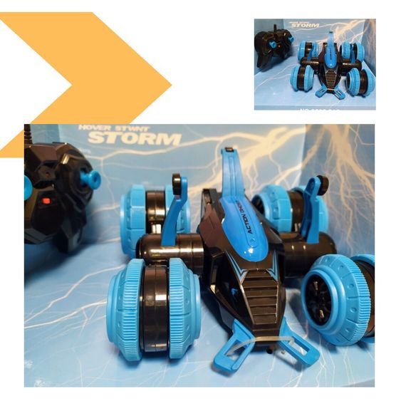 Радіокерована машинка-перевертень JZL з потужним мотором, трюковий позашляховик 1:20 (47767-L0079_659) | Зображення 1