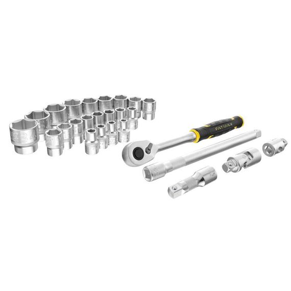 Набір торцевих головок 1/2 FATMAX® Maxi Drive, шестигранних, 26 предметів STANLEY FMMT98103-1 | Зображення 2