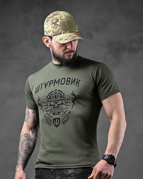 Тактична футболка з виведенням поту штурмовик ВТ6836