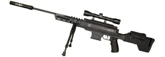Гвинтівка пневматична Norica Black OPS Sniper + приціл 4x32 + сошки | Зображення 3