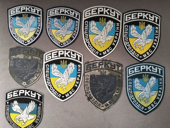 Шеврон Беркут резина (на липучке) оригинал | Зображення 1