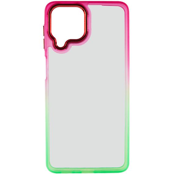 Чохол TPU+PC Fresh sip series для Samsung Galaxy M53 5G, Салатовий / Рожевий | Зображення 1