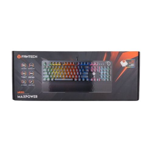 Клавиатура Fantech Max Power MK853 Blue Switch 22 режима черный  (ЦУ-00033222_1797) | Зображення 3