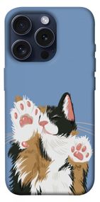 Чохол з картинкою Funny cat для Apple iPhone 15 Pro (6.1")