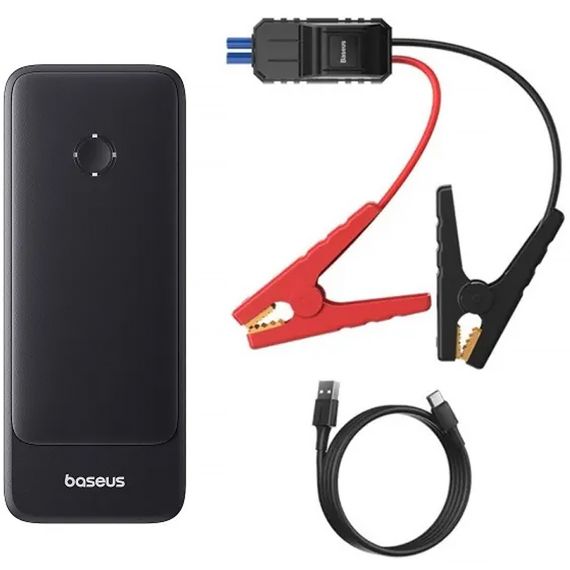 Пусковий пристрій (бустер) для автомобіля Baseus Super Energy Alpha Series 6000 mAh (C00259200121) Cosmic Black | Зображення 1