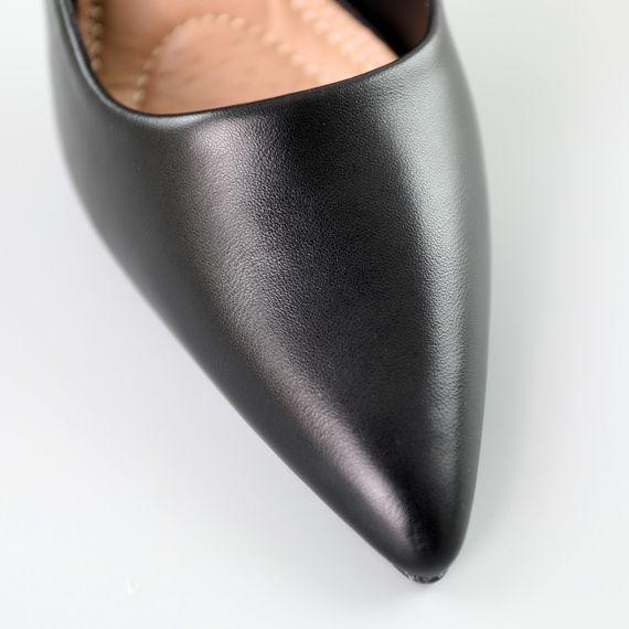 Туфлі човники жіночі 591453 Чорні 36 37 38 39 40 | Зображення 3