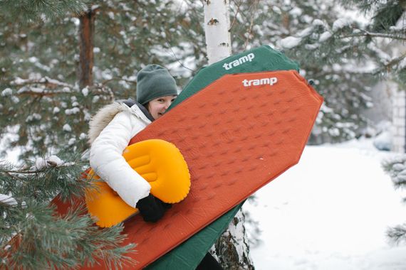 Килим самонадувающийся Tramp Ultralight TPU оранж 183х51х2,5 TRI-022 | Зображення 8