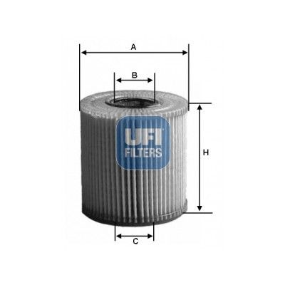 Фильтр масляный UFI 25.152.00