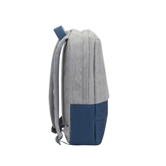 Рюкзак городской Rivacase 7562 Grey/Dark Blue 12х30.5х46 см серый с темно-синим | Зображення 5