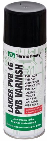ЛАК PVB 16 (Універсальний лак для друкованих плат) PVB Varnish, 400мл.  AG TermoPasty | Зображення 2