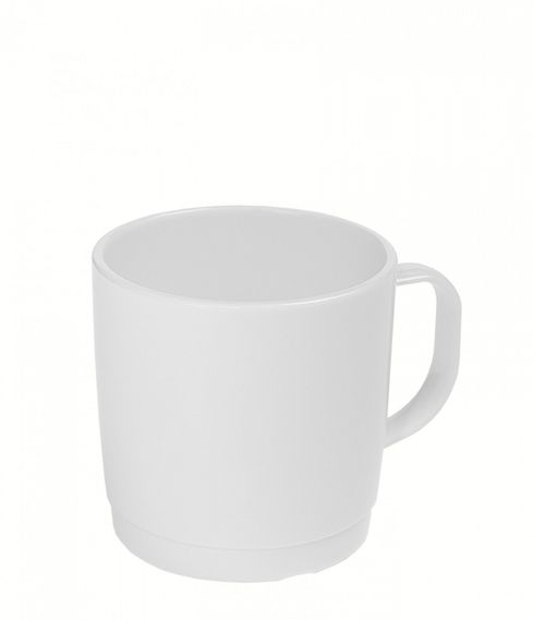 Чашка з полікарбонату біла 250 мл