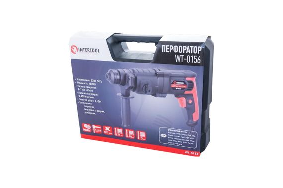 Перфоратор прямой Intertool - 1000 Вт SemiPro (WT-0156) | Зображення 5