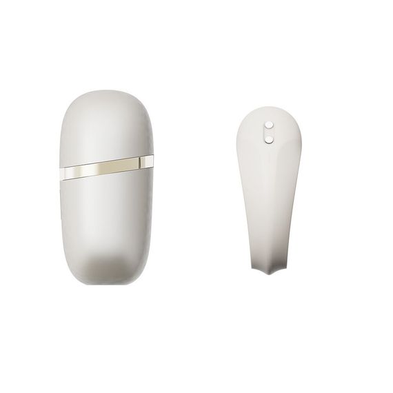 Ерекційне смарт-віброкільце Zalo Apis Ivory White, до 4 годин роботи, зарядний кейс | Зображення 8