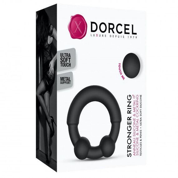 Ерекційне кільце з металевими вставками Dorcel STRONGER RING Sex Aura | Зображення 7