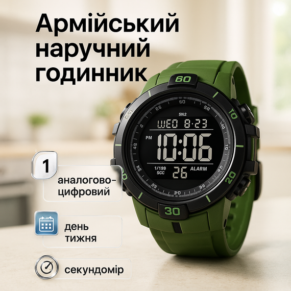 Годинник для риболовлі та активного відпочинку, Годинник для кемпінгу та відпочинку VT-93