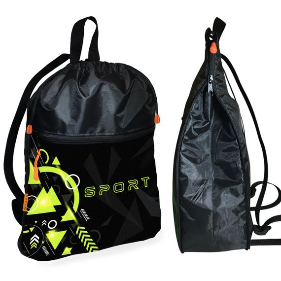 Рюкзак-мішок для взуття, спортивної форми Sport дитяча сумка для змінки з розширювачем (01413)