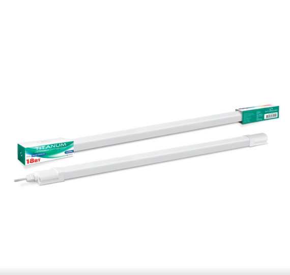 LED Світильник лінійний 18W 0,6м 6500К 220V IP65 TL-BNW-18066 Titanum