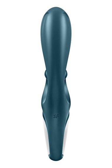 Смарт вибратор кролик Satisfyer Hug Me Bluegrey, 2 мотора, диаметр 4,2см, широкая клиторальная часть sexstyle | Зображення 5