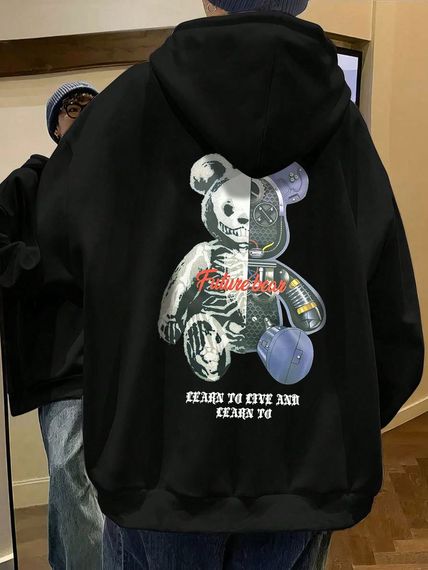 Худі з ДТФ на Флісі (оверсайз)