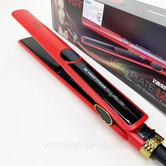 Професійний випрямляч для укладання волосся VGR V-518, Випрямляч для перукарень Плойка випрямлення WP-77 | Зображення 4