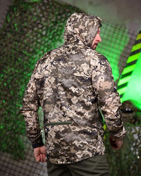 Вітровка дощовик піксель кишеня ТН6562 | Зображення 2