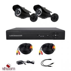 Комплект AHD видеонаблюдения CoVi Security AHD-2W KIT