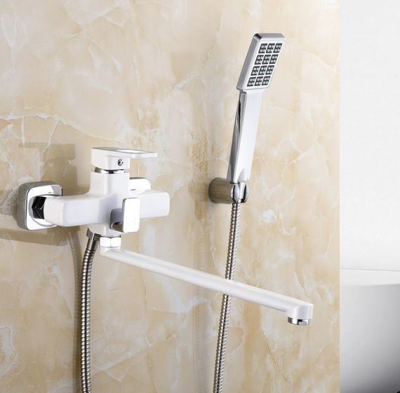 Змішувач для ванни Lidz Wawel 005 LDWAW005WHI45399 White | Зображення 2