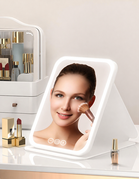Зеркало для макияжа Lighted makeup mirror с LED подсветкой | Зображення 2