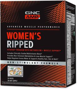 Мультивитаминная смесь для женщин Gnc AMP Women's Ripped 30packs