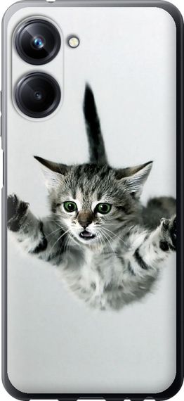 Чехол на Realme 10 Pro Летящий котёнок "2322u-2945-17620"