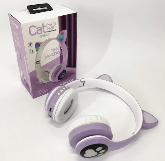 Бездротові навушники Cat Ear RGB VIV-23M (Рожевий) | Зображення 2