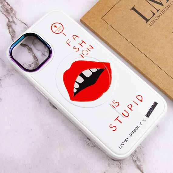 TPU+PC чохол Funny pictures with MagSafe для Apple iPhone 13 (6.1") | Зображення 4