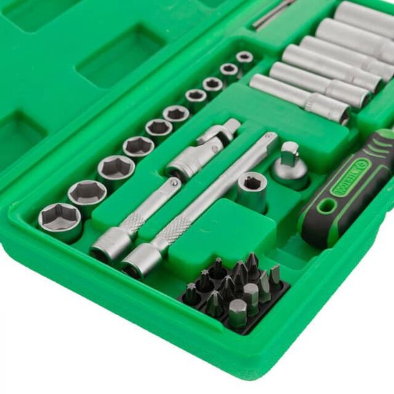 Набір інструментів 36 од., 1/4" INTERTOOL ET-6036SP | Зображення 6