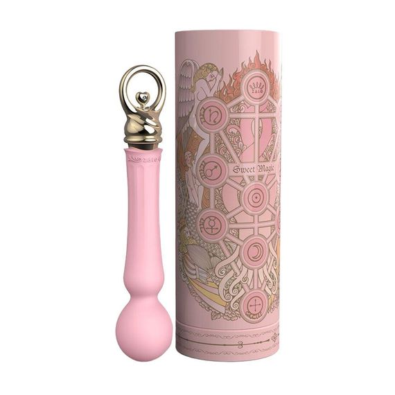 Вібромасажер із підігрівом Zalo Sweet Magic Confidence Wand Fairy Pink — інноваційний дизайн та максимальне задоволення | Зображення 9