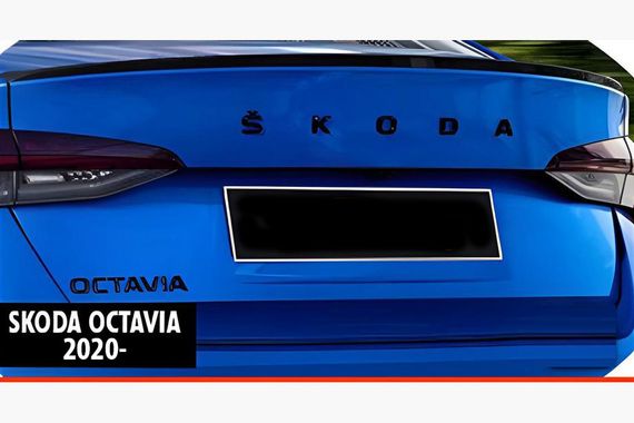 Спойлер DPT V-2 (Черный Глянец) для Skoda Octavia IV A8 2020- гг