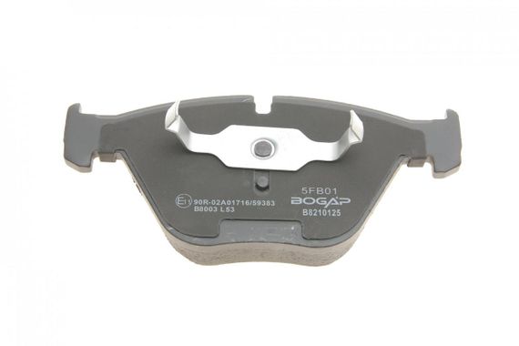 Колодки тормозные передние BMW 3 E90 07-13 5 E60 E61 6 E63 E64 03-10 7 E65 E66 E67 01-08 B8210125 | Зображення 1