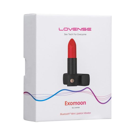 Вібратор-помада Lovense Exomoon, працює через застосунок | Зображення 6