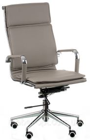 Крісло Solano 4 artleather grey репліка крісла Eames Style HB Ribbed Office Chair EA