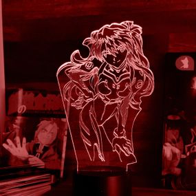 Акриловый светильник-ночник Аска Лэнгли Сорью красный tty-n001565